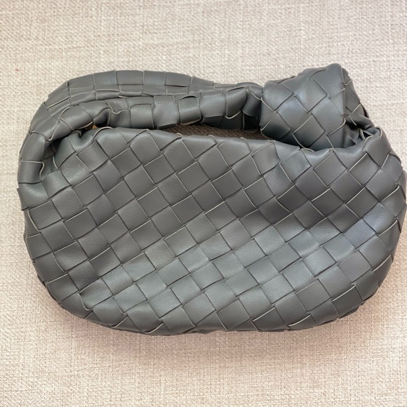 COPY - Bottega Veneta Jodie Hobo Bag Mini Gray Leather - Picture 4 of 6